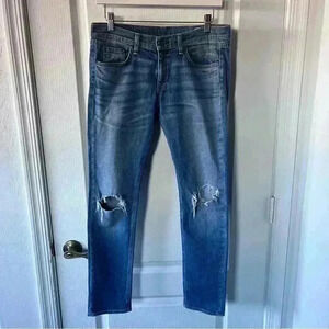 Rag & Bone Dre Low Rise Slim Fit Boyfriend Jeans Size 27